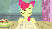 Apple Bloom "That's everything on Applejack's list!" S4E17