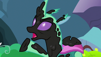 Painted Changeling angry "what enemies?!" S7E17