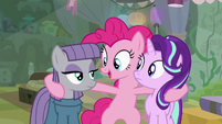 Pinkie Pie "totally staying in Ponyville!" S7E4