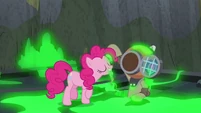 Count on Pinkie to be immune to toxic substances!