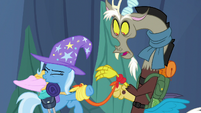 Trixie reveals handkerchief binds under handkerchief S6E26