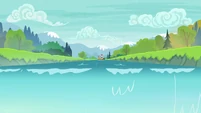 Waterfall in front of Star Swirl and Tree Hugger S8E16.png (848 KB)
