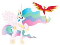 princesa celestia y philomena´