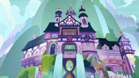 Lower exterior view of School of Friendship S8E2