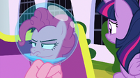 Pinkie Pie pouts in disappointment S9E4