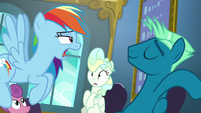 Rainbow Dash --that's pretty impressive-- S6E24