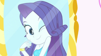 Rarity winking at her reflection SS1