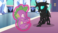 Spike magically dragged away from Thorax S6E16