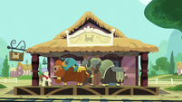 Yaks at the train station S5E11
