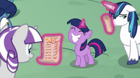 Young Twilight Sparkle proud of herself S9E4