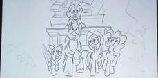 Apple Family and Pinkie Pie Season 4 Sketch