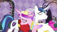 Cadance and Shining Armor slow dancing S2E26