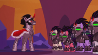 King Sombra looking at his army S5E25