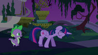 Spike catching up with Twilight S5E12