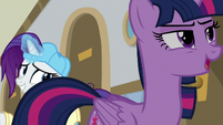 Twilight Sparkle "let's find out" S8E16