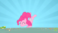 Pinkie Pie dancing at Gummy's party S1E25