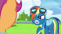 Rainbow Dash -have a delicate relationship- S7E7