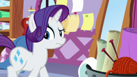 Rarity getting more annoyed at Sweetie Belle S8E12