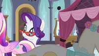 Rarity maintaining her cool.