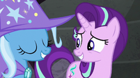 Starlight Glimmer feeling assured by Trixie's words S6E25