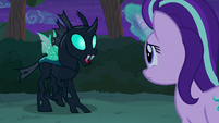 Thorax greeting Starlight Glimmer S6E25