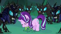 Thorax with his hooves trapped in slime S6E26