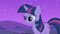 Twilight raises an eyebrow S1E24