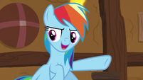 Rainbow Dash "get up on that stage" S8E18