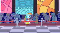 Rainbow Dash, stands out.