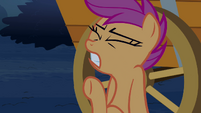 Scootaloo about to run for the branches S3E06