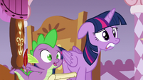 Spike "then what happened?!" S6E22