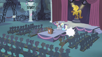 Star Gazer and Eclair Creme approaching the podium S4E18