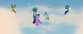 The Wonderbolts disperse the dark clouds MLPTM