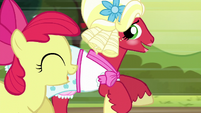 Apple Bloom galloping excitedly S5E17