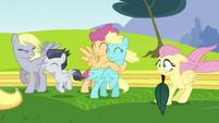 Fluttershy: Pony in the headlights moment.