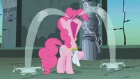 Pinkie Pie crying.