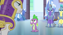 Royal guards distance themselves from Spike S6E16