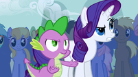 Spike and Rarity disapproving S1E6