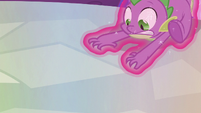 Spike being levitated off the map S6E12