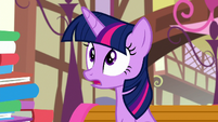 Twilight surprised to see her friends upset S8E18