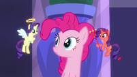 Angel Rarity appears before Pinkie Pie S6E9