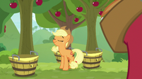 Applejack looking proud of herself S9E10