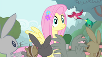 Fluttershy hears Pinkie S4E14