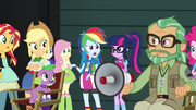 Rainbow Dash interrupts the latest film take EGS2