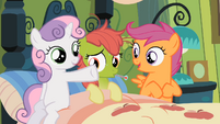 Sweetie Belle Apple Bloom sick S2E12