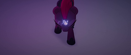 Tempest Shadow charges her magic MLPTM