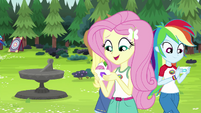 Fluttershy assigned to Amethyst Tent EG4