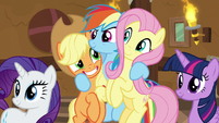 Main five in complete support of Pinkie S8E18