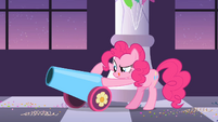 Pinkie Pie preparing her party cannon S2E09