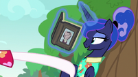 Princess Celestia grabs hold of Luna S9E13